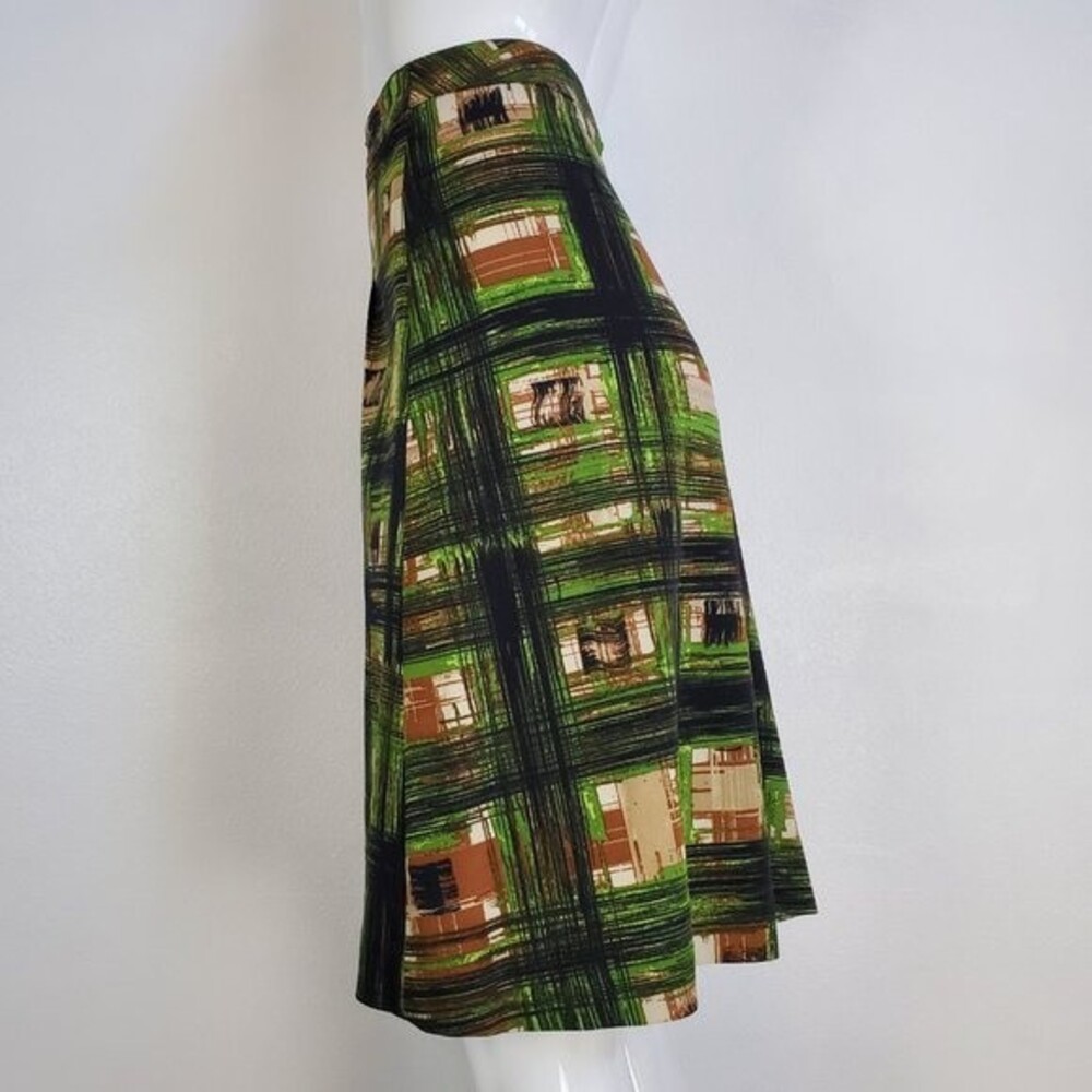 Lane Bryant Green A-Line Skirt